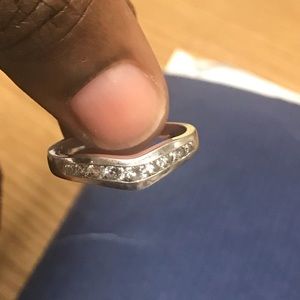 White Gold diamond ring.